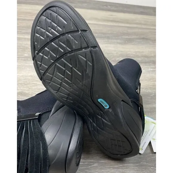 Bzees Mojo Comfort Side Zip Black Booties Boots Womens Size 9M Ships Fast!!!