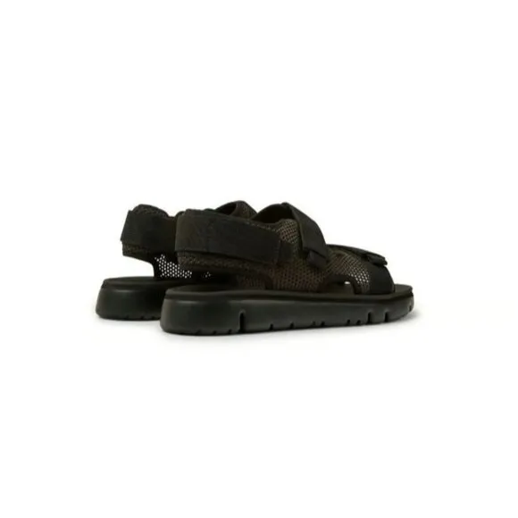 Camper Men's Oruga Open Toe Mesh Sandals Black Size 40 NIB