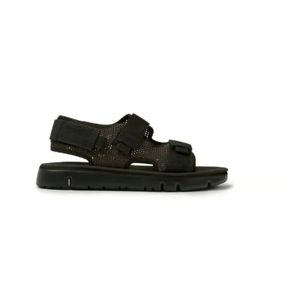 Camper Men's Oruga Open Toe Mesh Sandals Black Size 40 NIB