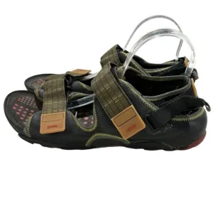 CAMPER ORUGA SANDALS men’s green black tan size 10