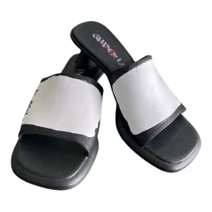 CAMPERLAB Black Dina Leather Sandals Size 37