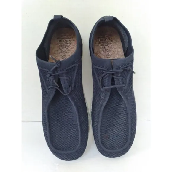 Casual Knit Mesh Sneakers Lightweight Breathable Comfort Walking Shoes Navy Blue