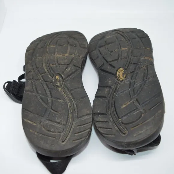 Chaco Classic All Black Women's Sandals Shoes SIze 8