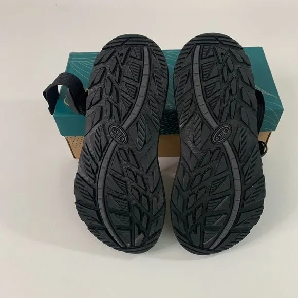 Chaco Men's Shoes 9 Zcloud Footbed Slip-On Slingback Sandals Black Size 9M