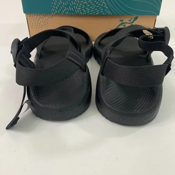 Chaco Men's Shoes 9 Zcloud Footbed Slip-On Slingback Sandals Black Size 9M