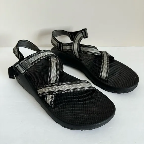 Chaco MEN'S Z/1 ADJUSTABLE STRAP CLASSIC SANDAL split gray hiking shoe 14