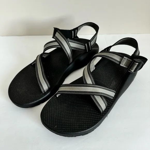 Chaco MEN'S Z/1 ADJUSTABLE STRAP CLASSIC SANDAL split gray hiking shoe 14