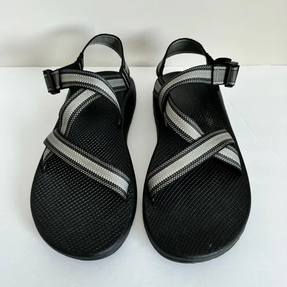 Chaco MEN'S Z/1 ADJUSTABLE STRAP CLASSIC SANDAL split gray hiking shoe 14
