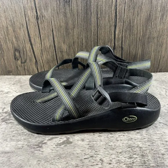 Chaco Men's Z2 Sandals Blue Black Hiking Toe Loop Size 12