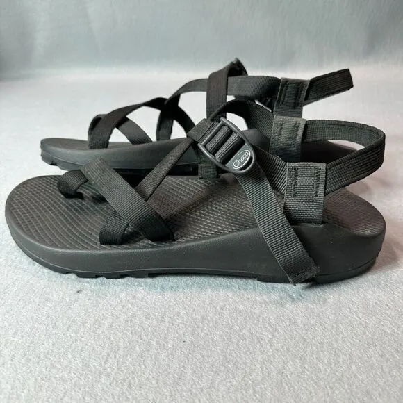 Chaco Sandals Mens 12 Z2 Classic Black Toe Loop Walking Hiking Ankle Strap