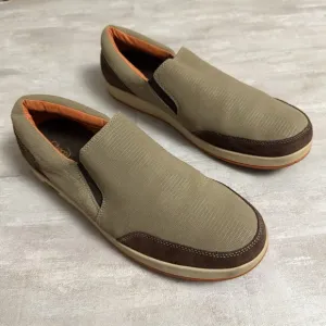 Chaco Slip-On Performance Loafer Sporty Shoes Mens Size 15 Tan Brown Brindle