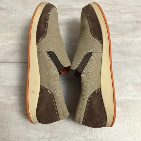 Chaco Slip-On Performance Loafer Sporty Shoes Mens Size 15 Tan Brown Brindle