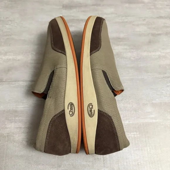 Chaco Slip-On Performance Loafer Sporty Shoes Mens Size 15 Tan Brown Brindle