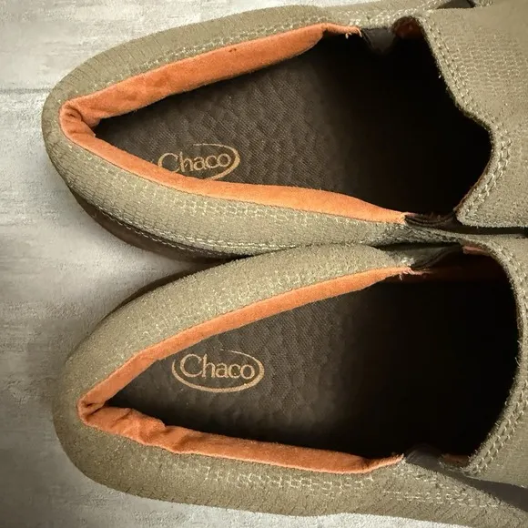 Chaco Slip-On Performance Loafer Sporty Shoes Mens Size 15 Tan Brown Brindle