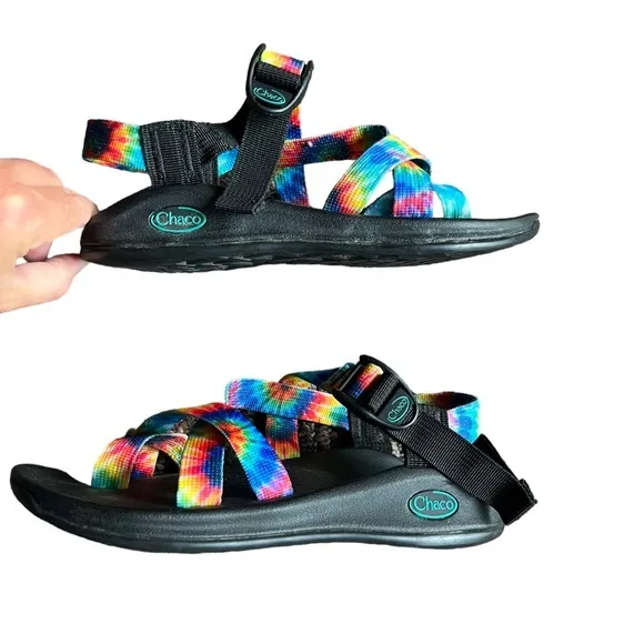 Chaco Z/1 Classic Sandals Tie Dye Rainbow Size 7