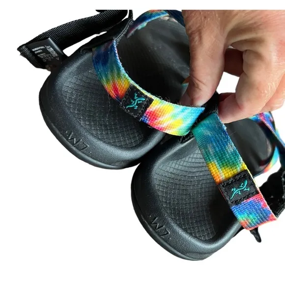 Chaco Z/1 Classic Sandals Tie Dye Rainbow Size 7