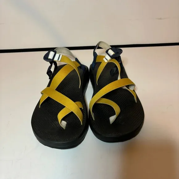 Chaco Z/2 Classic Black Navy Mustard Comfort Sandal Men's US Size 14 Shoes