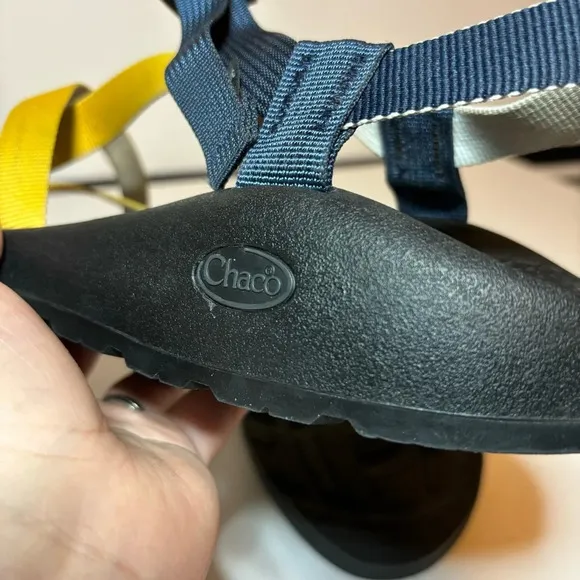Chaco Z/2 Classic Black Navy Mustard Comfort Sandal Men's US Size 14 Shoes