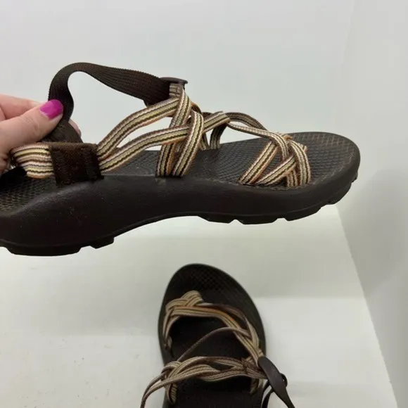 Chaco Zx/2 Classic Outdoor Sandals - Womens brown hiking walking adjust size 7