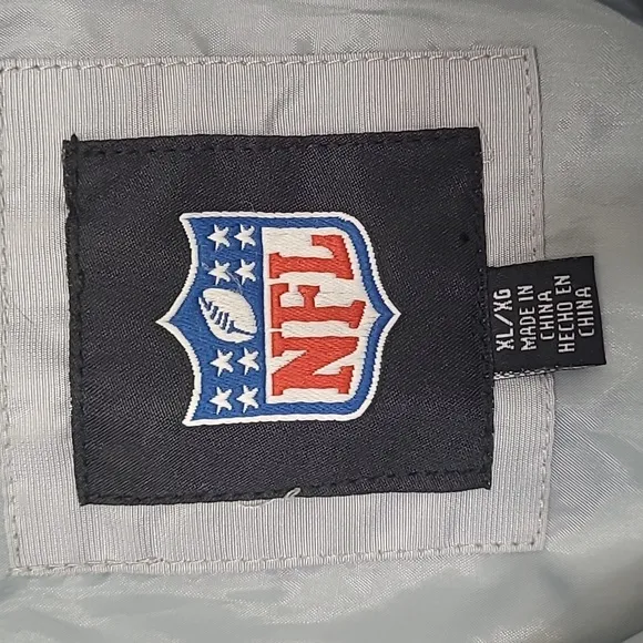 Chicago Bears NFL Jacket Full Zipper &quot;C&quot; Logo Water Resistant Coat Wind Breaker