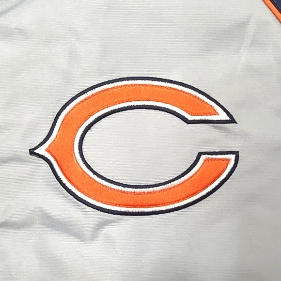 Chicago Bears NFL Jacket Full Zipper &quot;C&quot; Logo Water Resistant Coat Wind Breaker