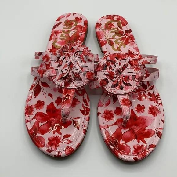 Circus by Sam Edelman Pink Floral Print Sandals