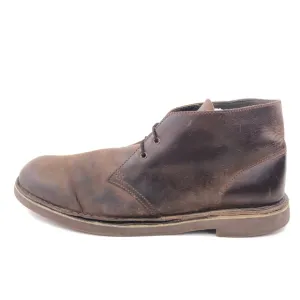 Clarks Bushacre Brown Leather Chukka Boots 12M