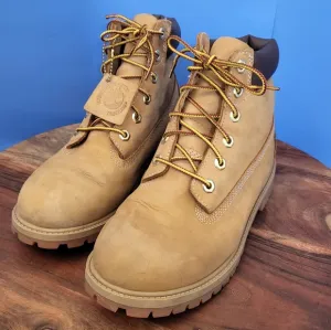 Classic Timberland Waterproof 6&quot; Boots 200 Primaloft Wheat Youth 6 (Women's 7.5)