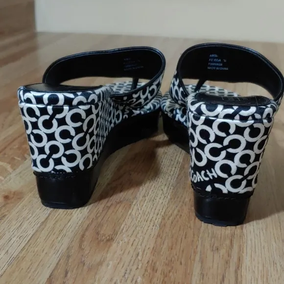 Coach Felicia Wedges Sandals 7B