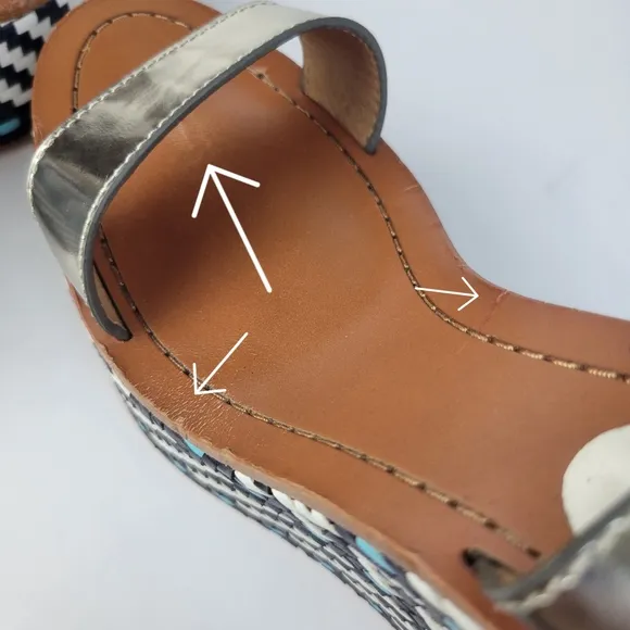 Coach‎ Gemma Wedge Sandals Size 8