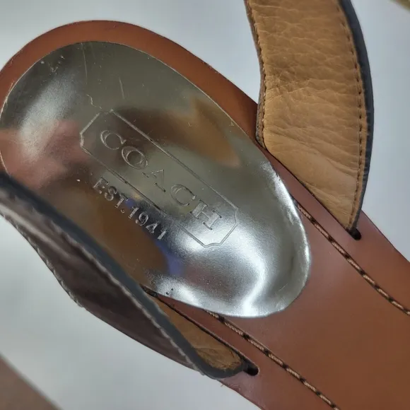 Coach‎ Gemma Wedge Sandals Size 8