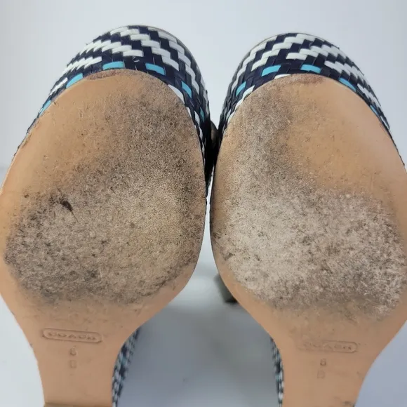 Coach‎ Gemma Wedge Sandals Size 8