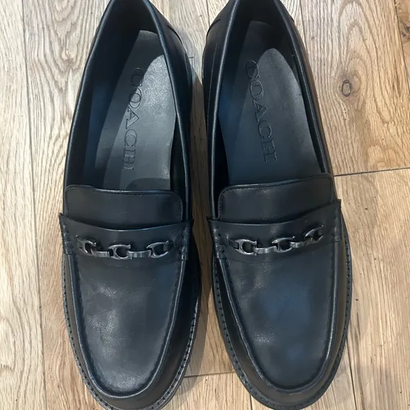 Coach Men's Black Loafers