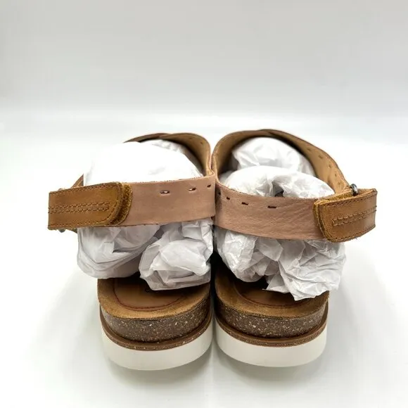 Cobb Hill Womens Size 11 May Sling Brown Leather Comfort Sandals Shoes