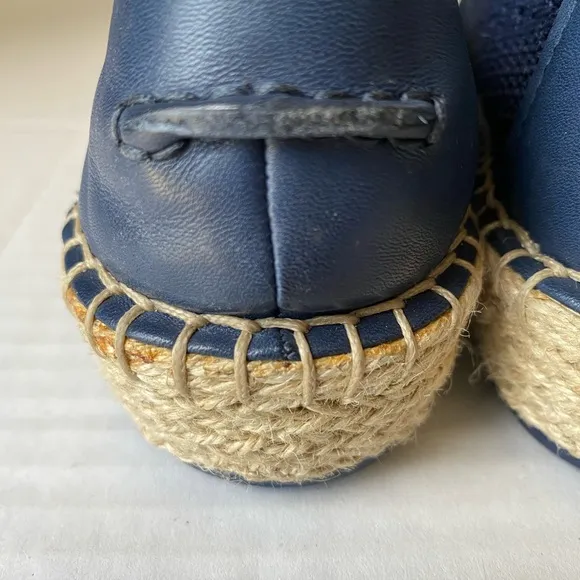 Cole Haan Cloudfeel Espadrille Slip On Shoes Blue Size 7