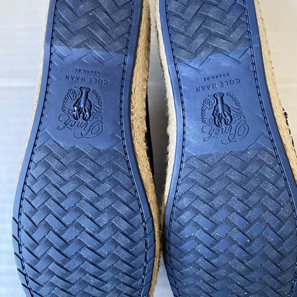 Cole Haan Cloudfeel Espadrille Slip On Shoes Blue Size 7