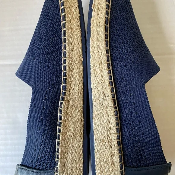 Cole Haan Cloudfeel Espadrille Slip On Shoes Blue Size 7