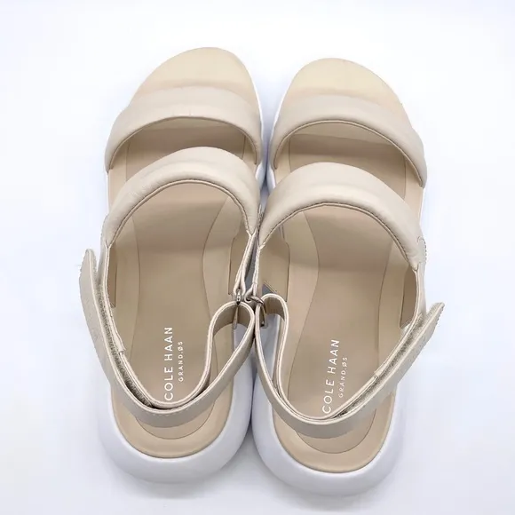 Cole Haan Ella Grand Designer Leather Slingback Sandals