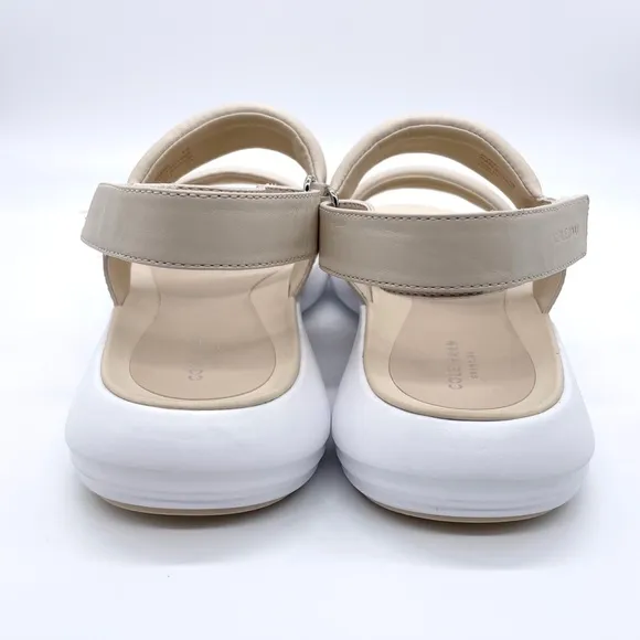 Cole Haan Ella Grand Designer Leather Slingback Sandals