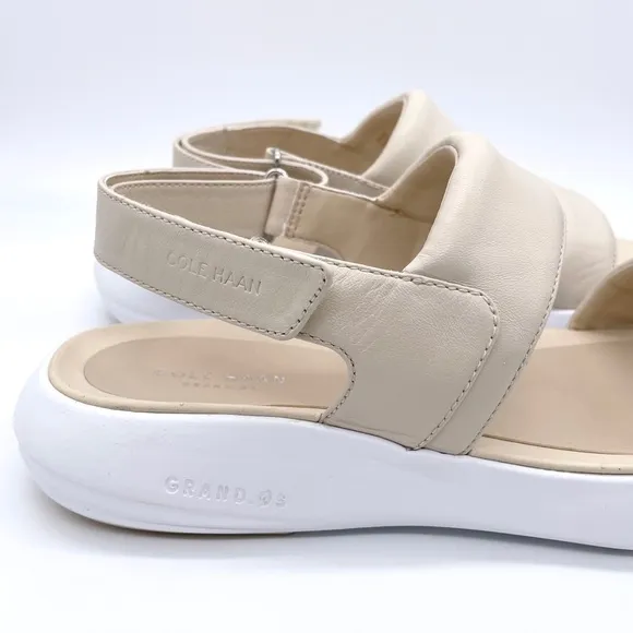 Cole Haan Ella Grand Designer Leather Slingback Sandals