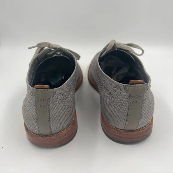 Cole Haan Feathercraft Grand Stitchlite Mens Oxford Shoes C30501 8M Gray Pumice