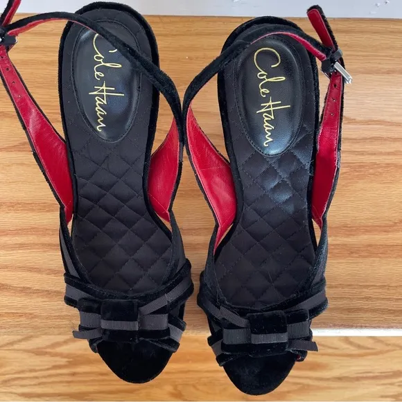 Cole Haan | Morgan Nike Air Bow Sandals Platforms Sz 8