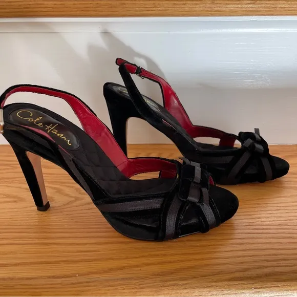 Cole Haan | Morgan Nike Air Bow Sandals Platforms Sz 8