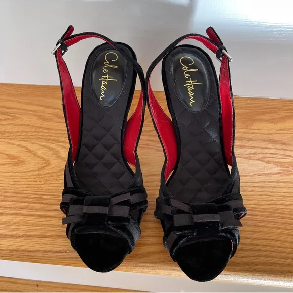 Cole Haan | Morgan Nike Air Bow Sandals Platforms Sz 8