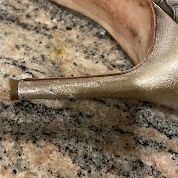 Cole Haan Snake Pattern Leather Sandals