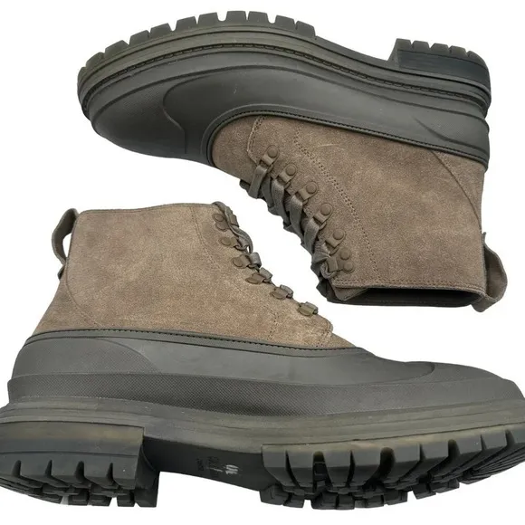 Cole Haan Stratton Shroud Suede Waterproof Boots in Morel Sz: 11.5