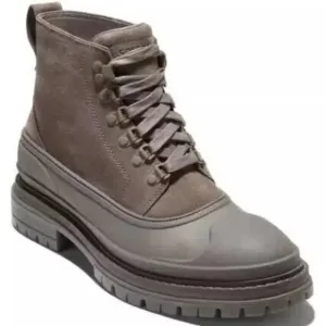 Cole Haan Stratton Shroud Suede Waterproof Boots in Morel Sz: 11.5