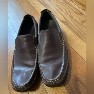 Cole Haan‎ Tucker Venetian Slip On Loafer Shoes 12M Brown Leather C04059