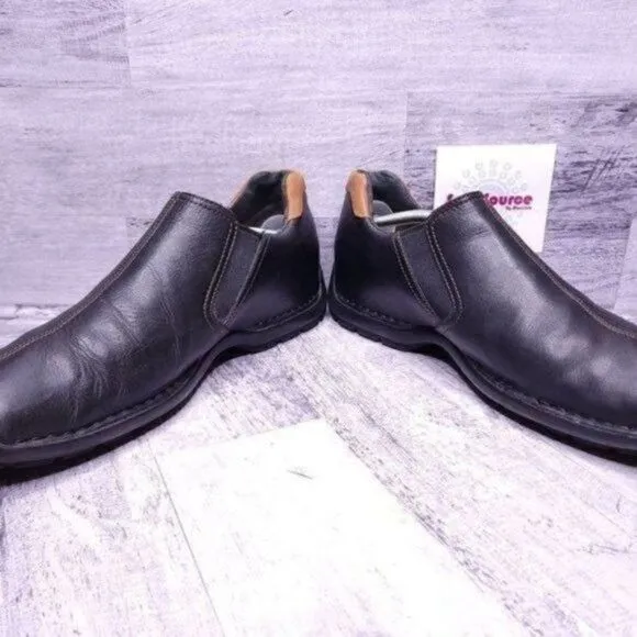 Cole Haan Zeno II Leather Slip on Loafer Black Brown Men's sz 11.5