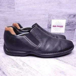Cole Haan Zeno II Leather Slip on Loafer Black Brown Men's sz 11.5